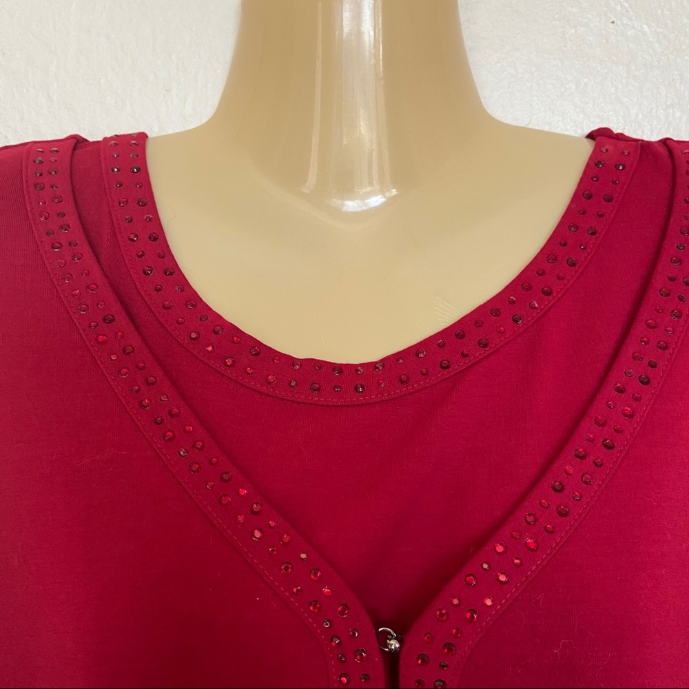 Talbots Red Sweater Set - Picture 4 of 15